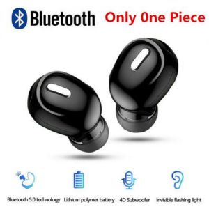 ykstore אביזרים לפאלפון Bluetooth-5.0 אוזניות אלחוטיות מיני אוזניות אוזניות סטריאו אוזניות עם מיקרופון בריטניה